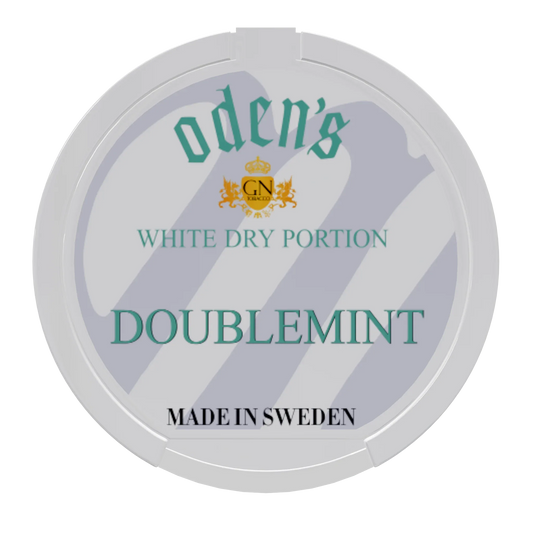 Oden's Double Mint White Dry Portion - Odenssnus