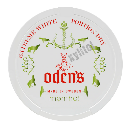 Oden's Menthol Xylitol Extreme White Dry Portion - Odenssnus