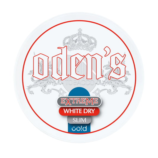 Oden's Cold Extreme White Dry Slim Portion - Odenssnus