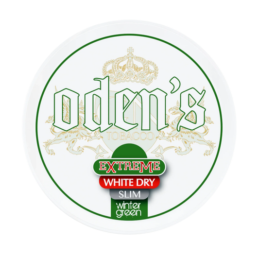 Oden's Wintergreen Extreme White Dry Slim Portion - Odenssnus