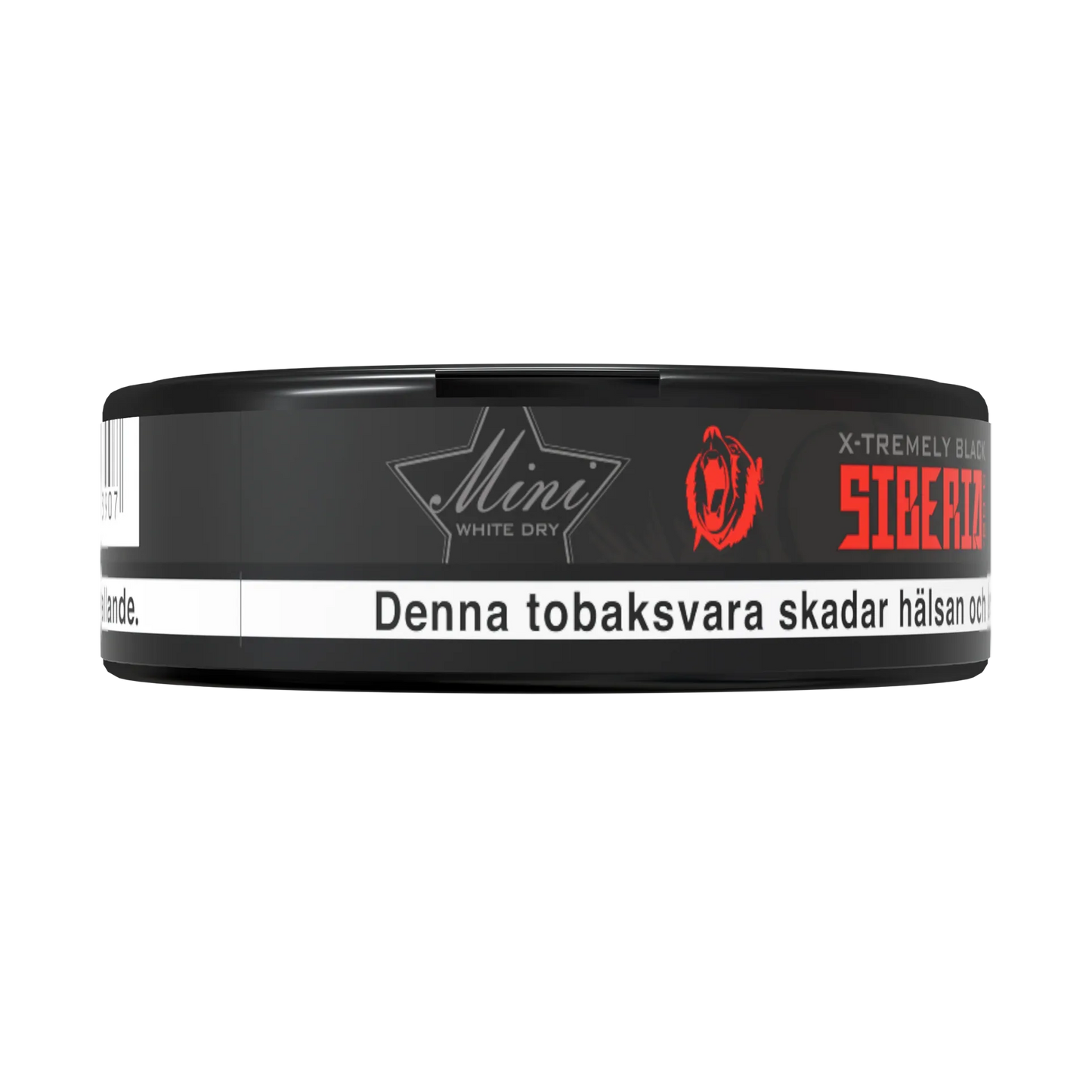 Siberia 80 Degrees BLACK White Dry MINI Portion - Odenssnus