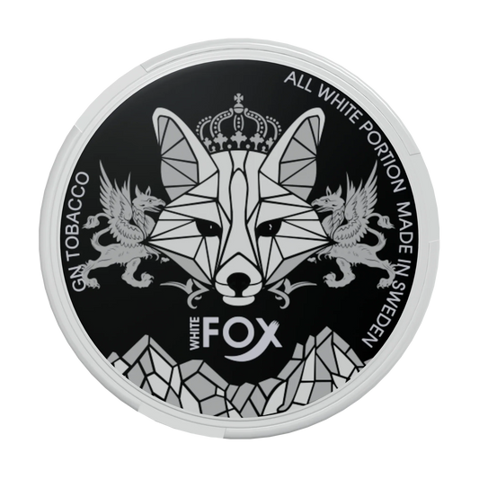 White Fox Black Slim All White Portion - Odenssnus