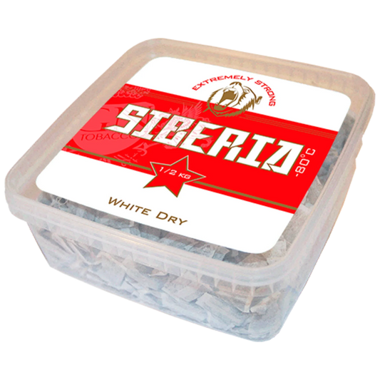 Siberia 80 Degrees White Dry Portion 500g Box - Odenssnus