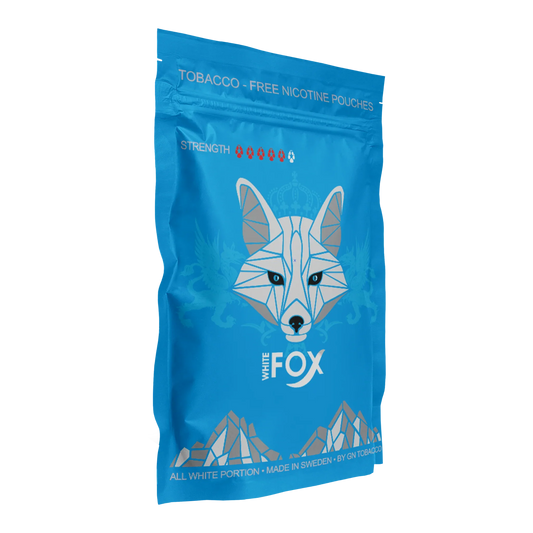 White Fox Slim All White Portion Soft Pack - Odenssnus