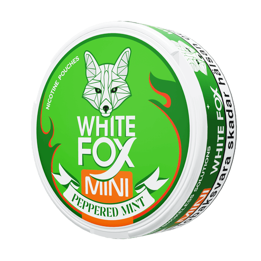 White Fox Peppered Mint All White Mini Portion