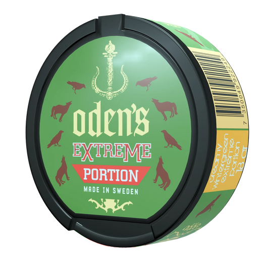Oden's Creamy Wintergreen Extreme Portion - Odenssnus