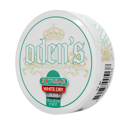Oden's Double Mint Extreme White Dry Slim Portion - Odenssnus