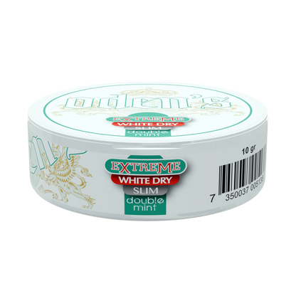 Oden's Double Mint Extreme White Dry Slim Portion - Odenssnus