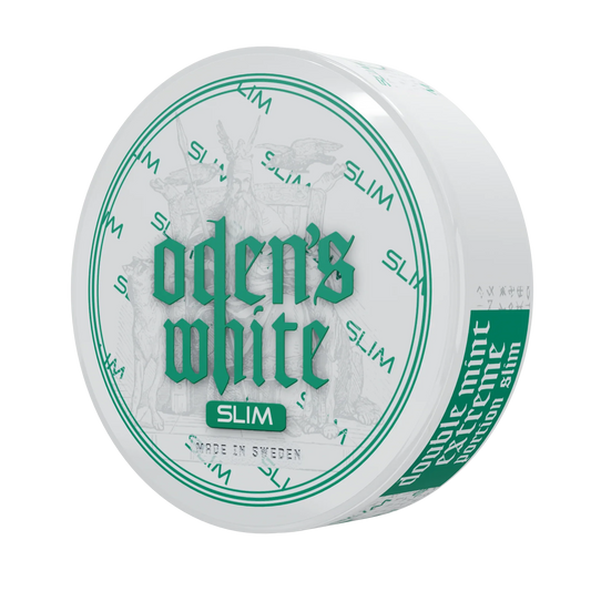 Oden's Double Mint Extreme White Slim Portion - Odenssnus
