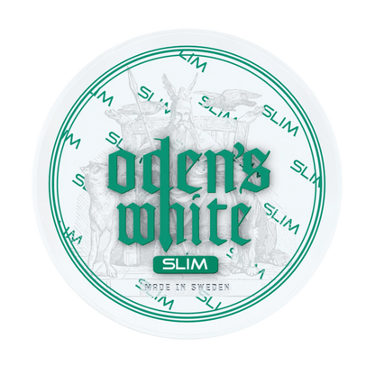 Oden's Double Mint Extreme White Slim Portion - Odenssnus
