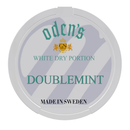 Oden's Double Mint White Dry Portion - Odenssnus