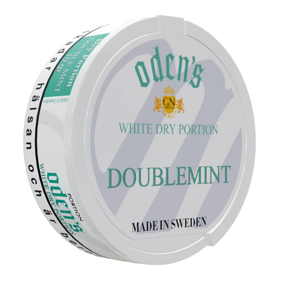 Oden's Double Mint White Dry Portion - Odenssnus