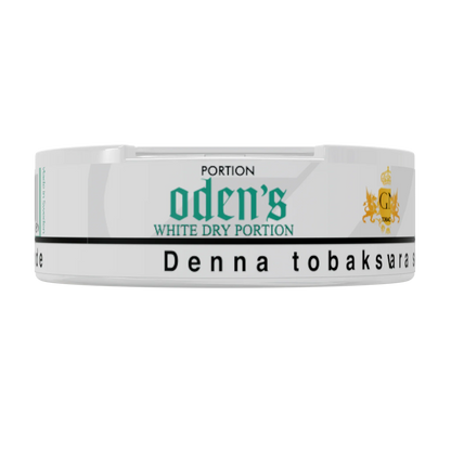Oden's Double Mint White Dry Portion - Odenssnus