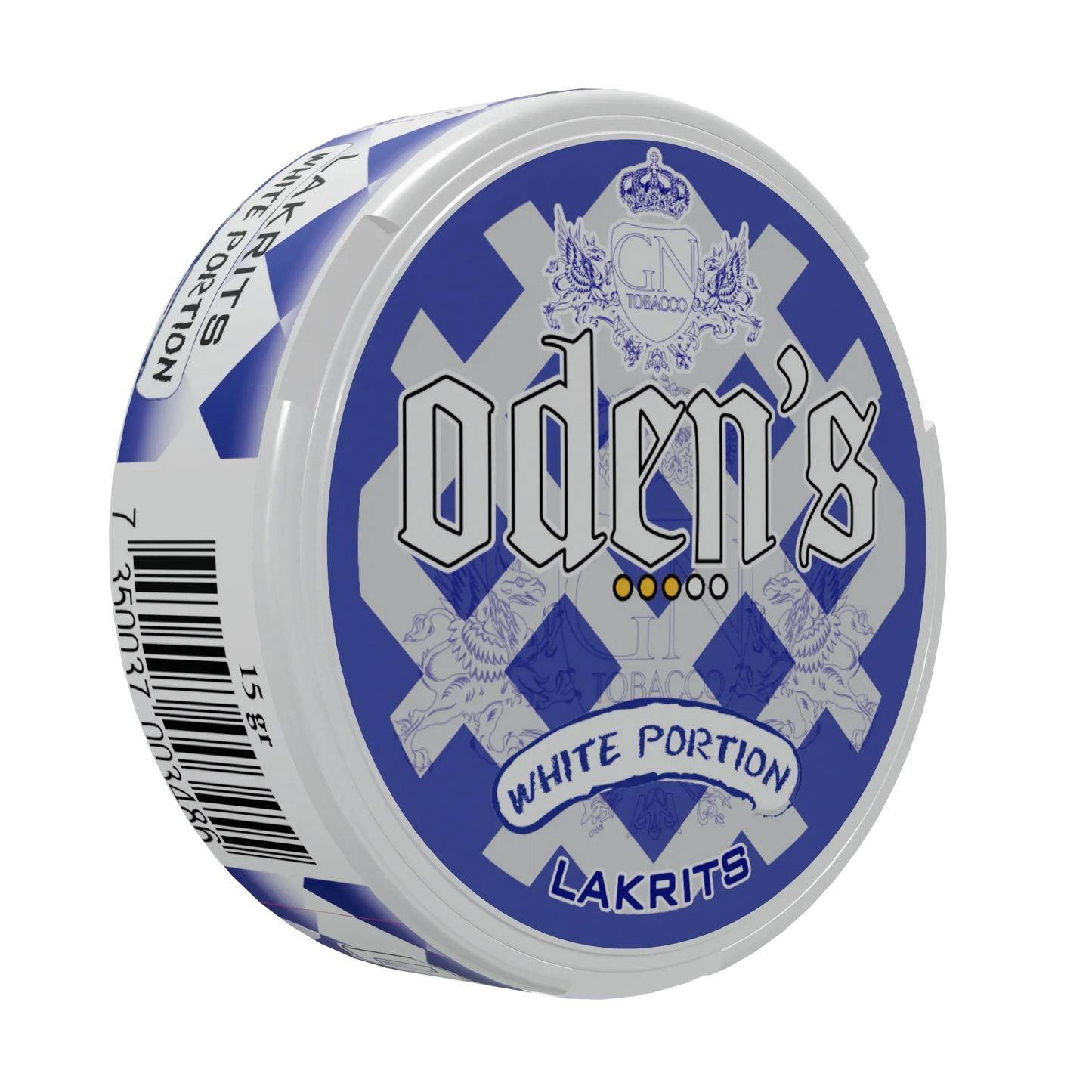 Oden's Lakrits White Portion - Odenssnus