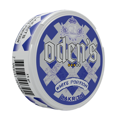 Oden's Lakrits White Portion - Odenssnus