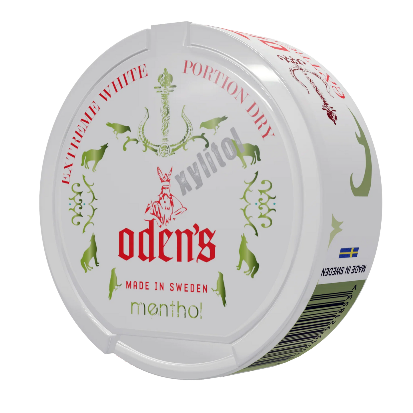 Oden's Menthol Xylitol Extreme White Dry Portion - Odenssnus