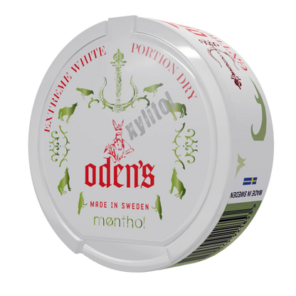 Oden's Menthol Xylitol Extreme White Dry Portion - Odenssnus