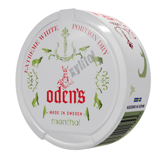 Oden's Menthol Xylitol Extreme White Dry Portion - Odenssnus