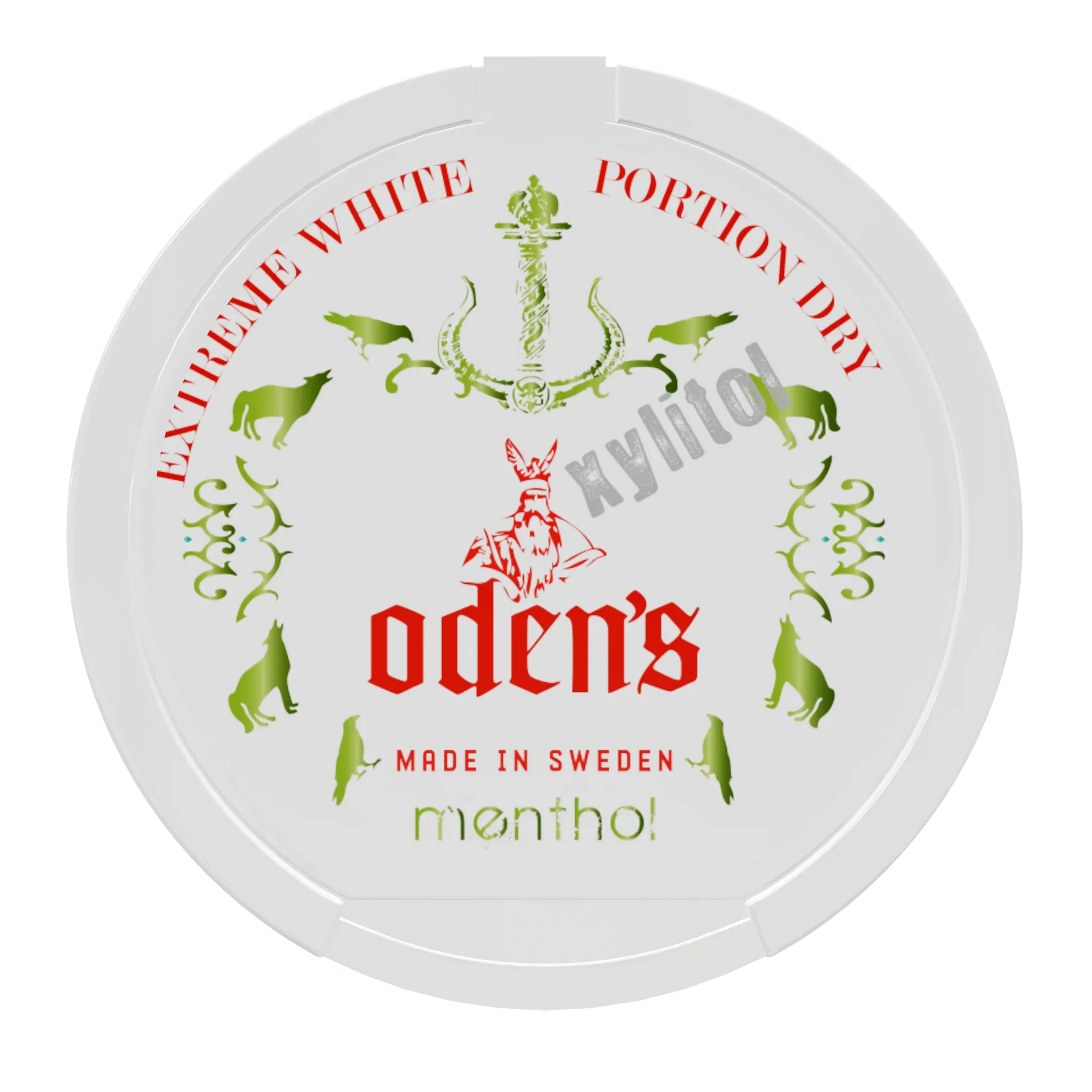 Oden's Menthol Xylitol Extreme White Dry Portion - Odenssnus
