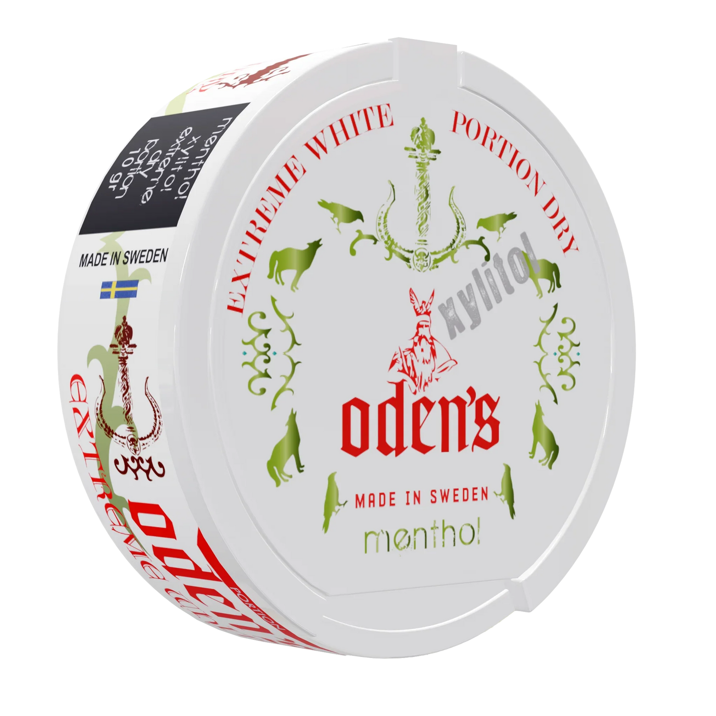 Oden's Menthol Xylitol Extreme White Dry Portion - Odenssnus