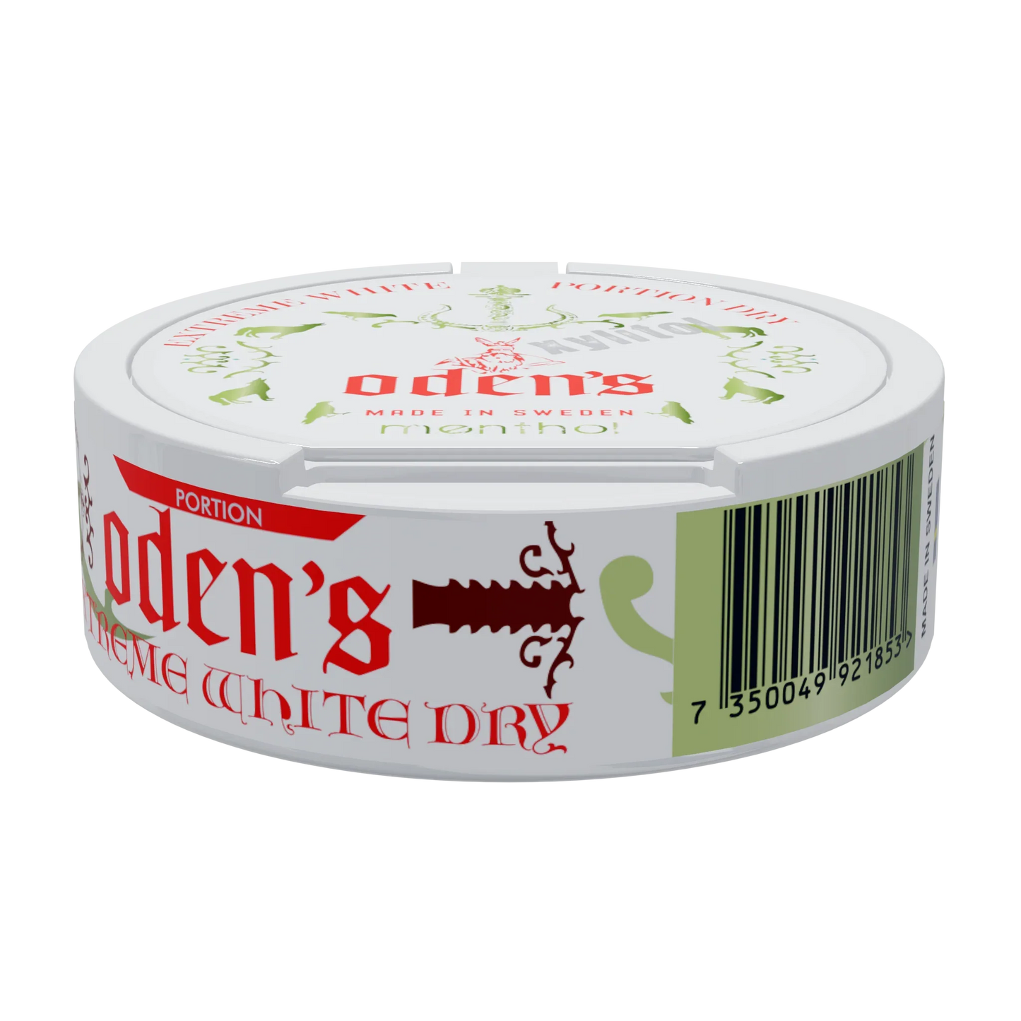 Oden's Menthol Xylitol Extreme White Dry Portion - Odenssnus
