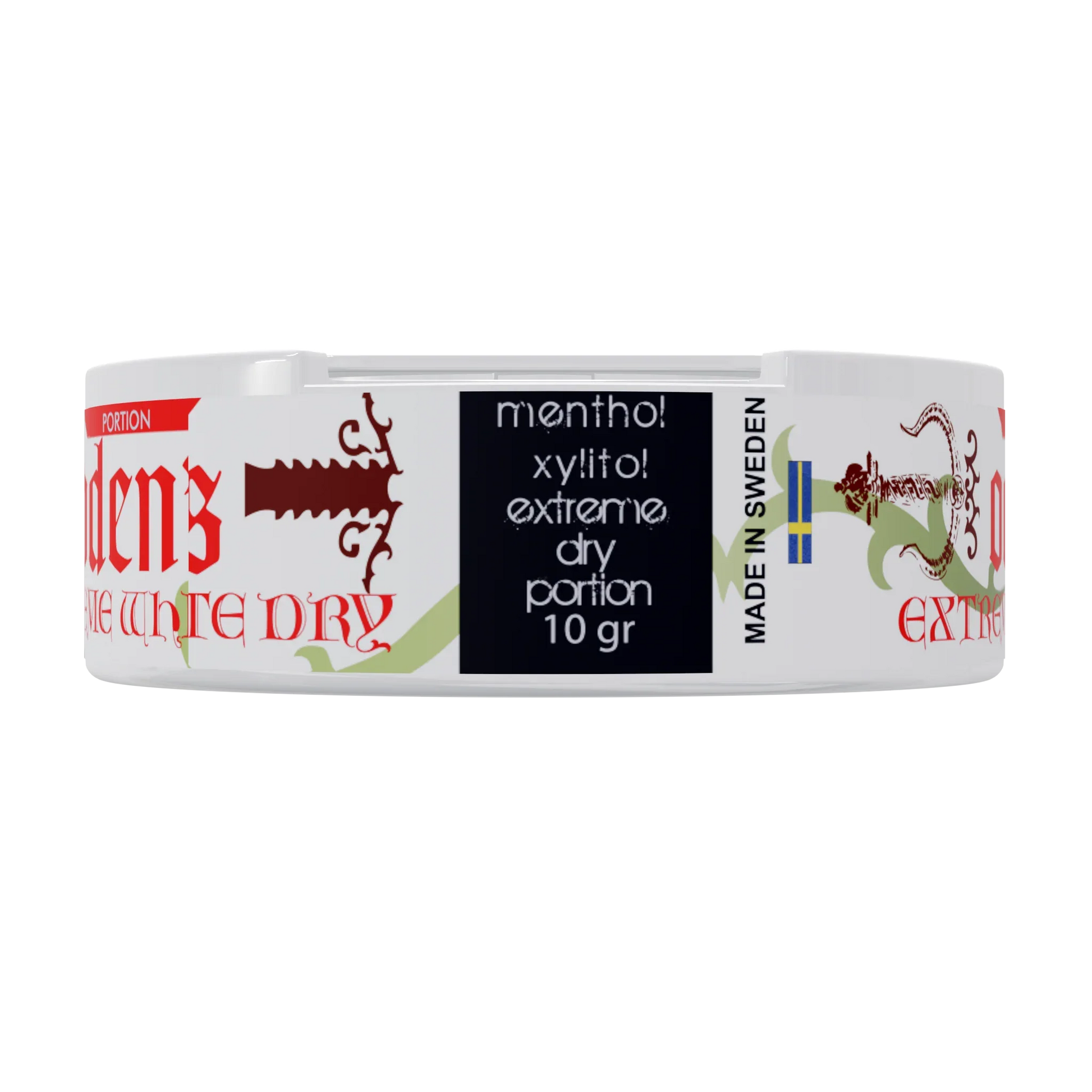 Oden's Menthol Xylitol Extreme White Dry Portion - Odenssnus
