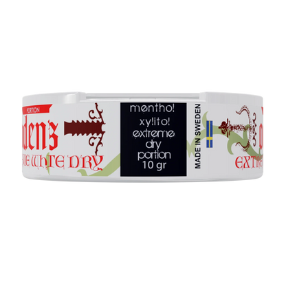 Oden's Menthol Xylitol Extreme White Dry Portion - Odenssnus
