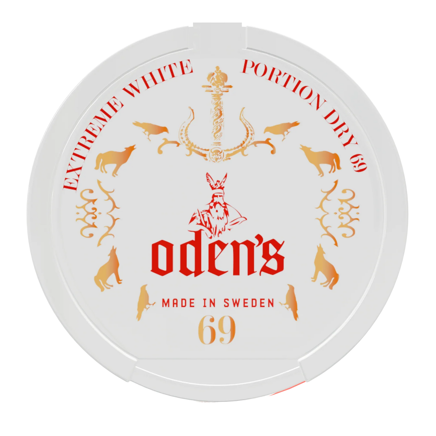 Oden's 69 Extreme White Dry Portion - Odenssnus