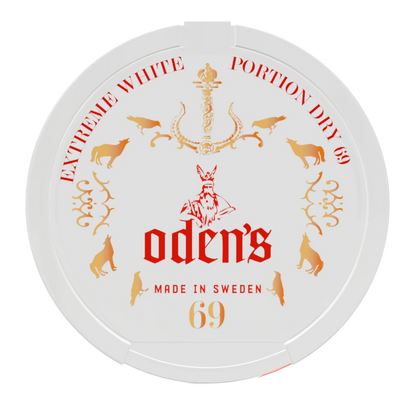 Oden's 69 Extreme White Dry Portion - Odenssnus
