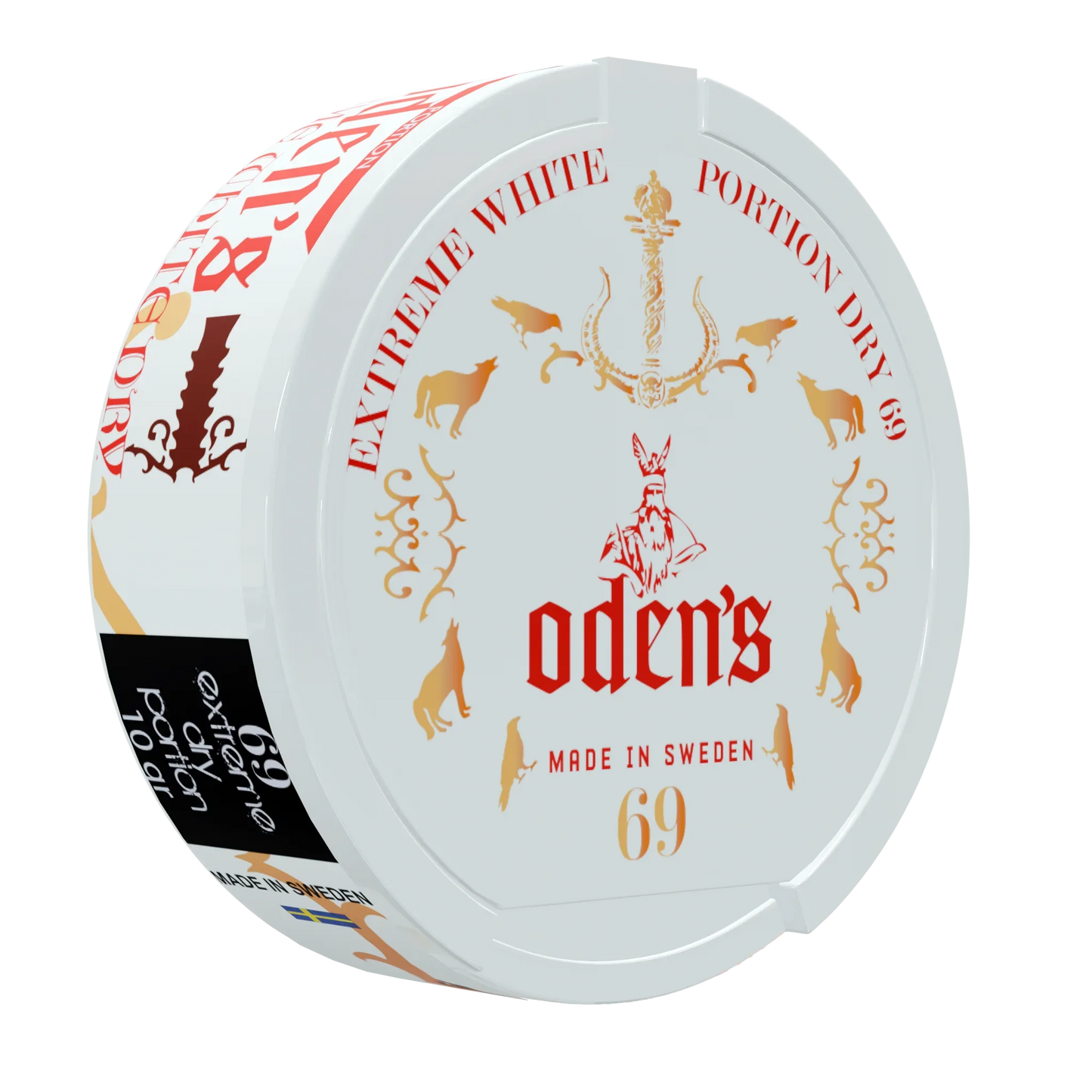 Oden's 69 Extreme White Dry Portion - Odenssnus
