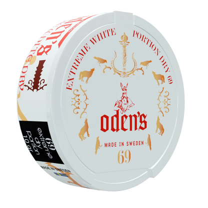 Oden's 69 Extreme White Dry Portion - Odenssnus