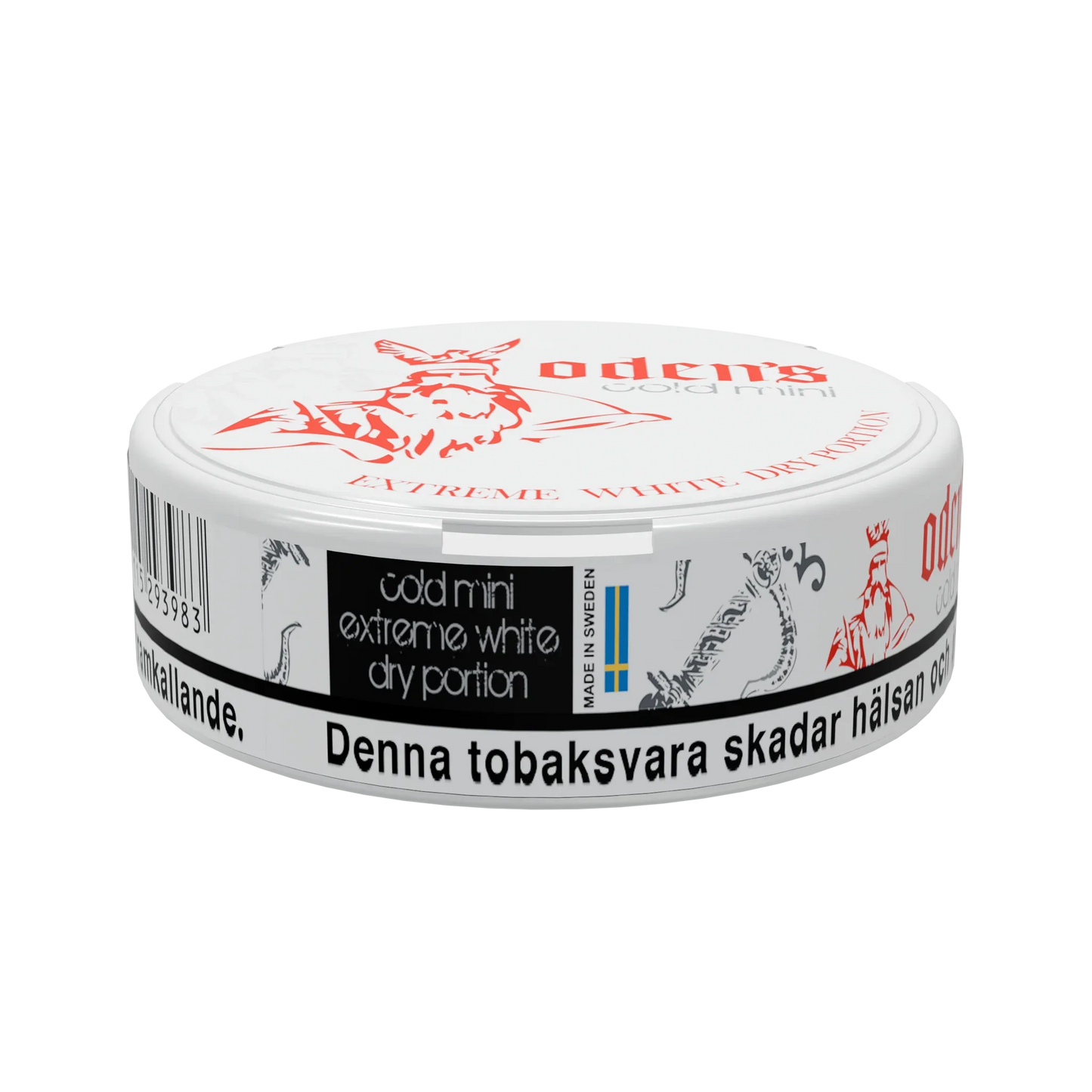 Oden's Cold Extreme White Dry MINI Portion - Odenssnus