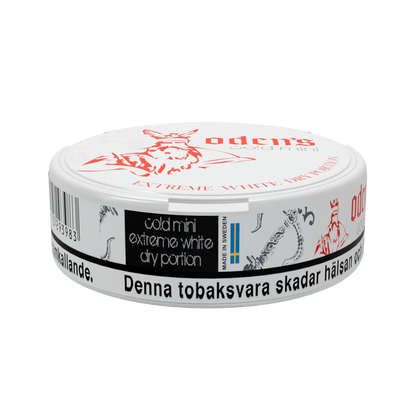 Oden's Cold Extreme White Dry MINI Portion - Odenssnus