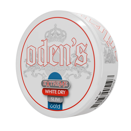 Oden's Cold Extreme White Dry Slim Portion - Odenssnus