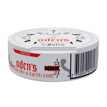 Oden's Lakrits Extreme White Dry Portion - Odenssnus