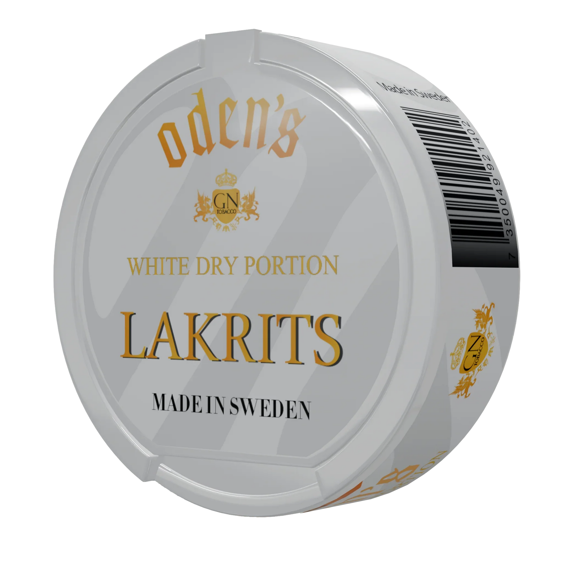 Oden's Lakrits White Dry Portion - Odenssnus