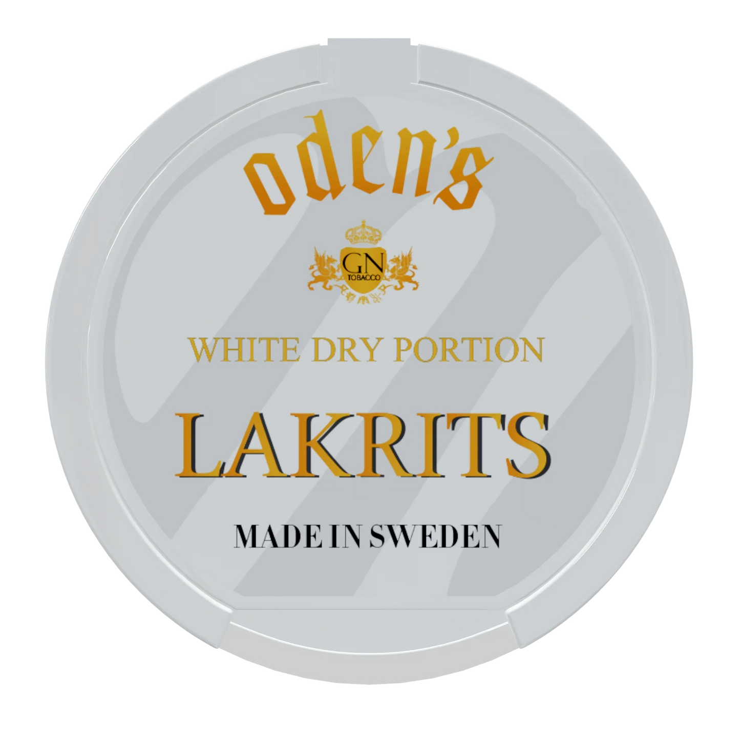 Oden's Lakrits White Dry Portion - Odenssnus