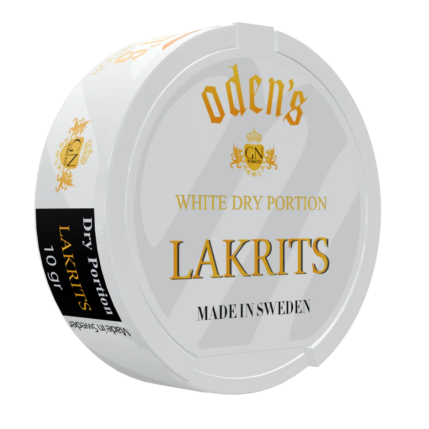 Oden's Lakrits White Dry Portion - Odenssnus