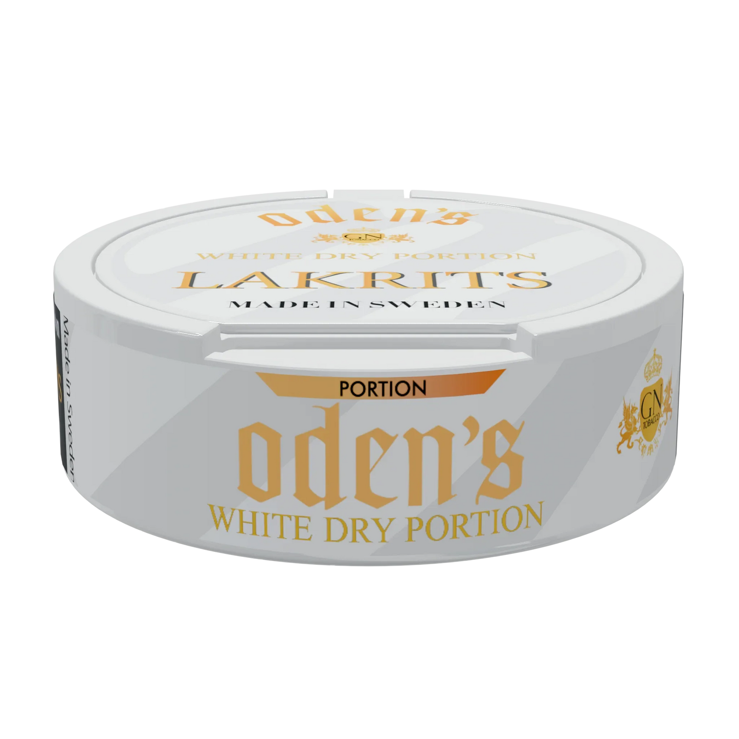 Oden's Lakrits White Dry Portion - Odenssnus