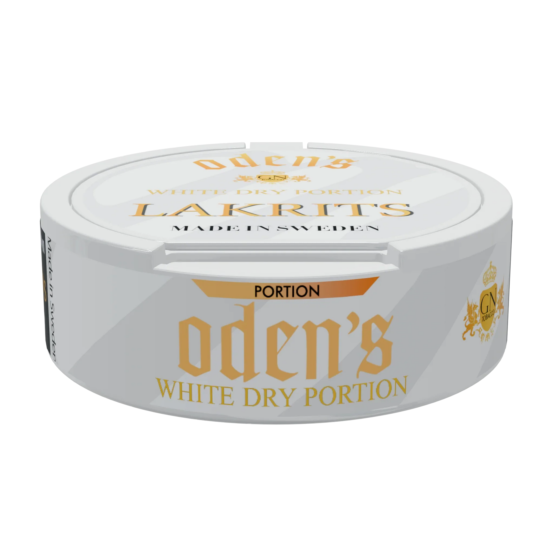 Oden's Lakrits White Dry Portion - Odenssnus