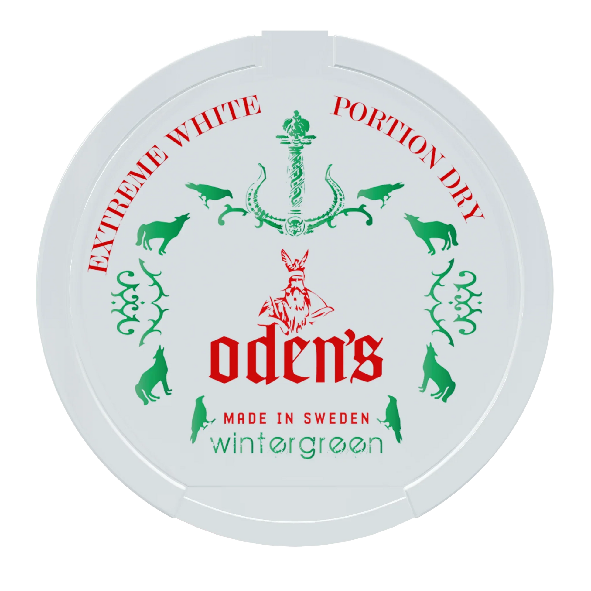 Oden's Pure Wintergreen Extreme White Dry Portion - Odenssnus
