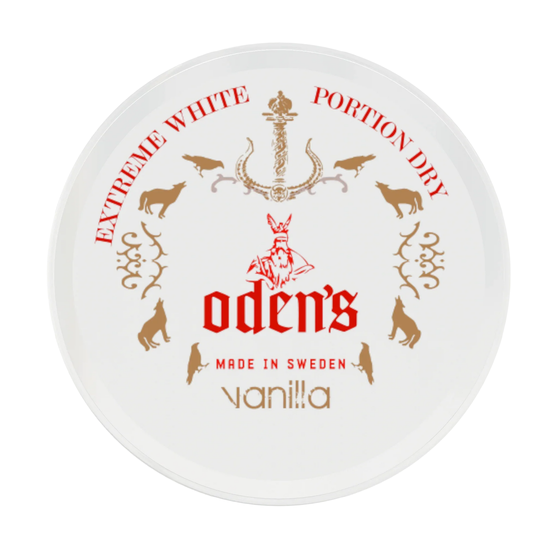 Oden's Vanilla Extreme White Dry Portion - Odenssnus