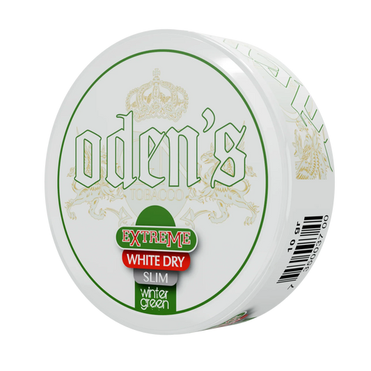 Oden's Wintergreen Extreme White Dry Slim Portion - Odenssnus