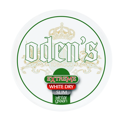Oden's Wintergreen Extreme White Dry Slim Portion - Odenssnus