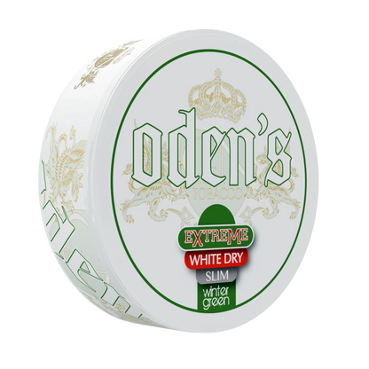 Oden's Wintergreen Extreme White Dry Slim Portion - Odenssnus