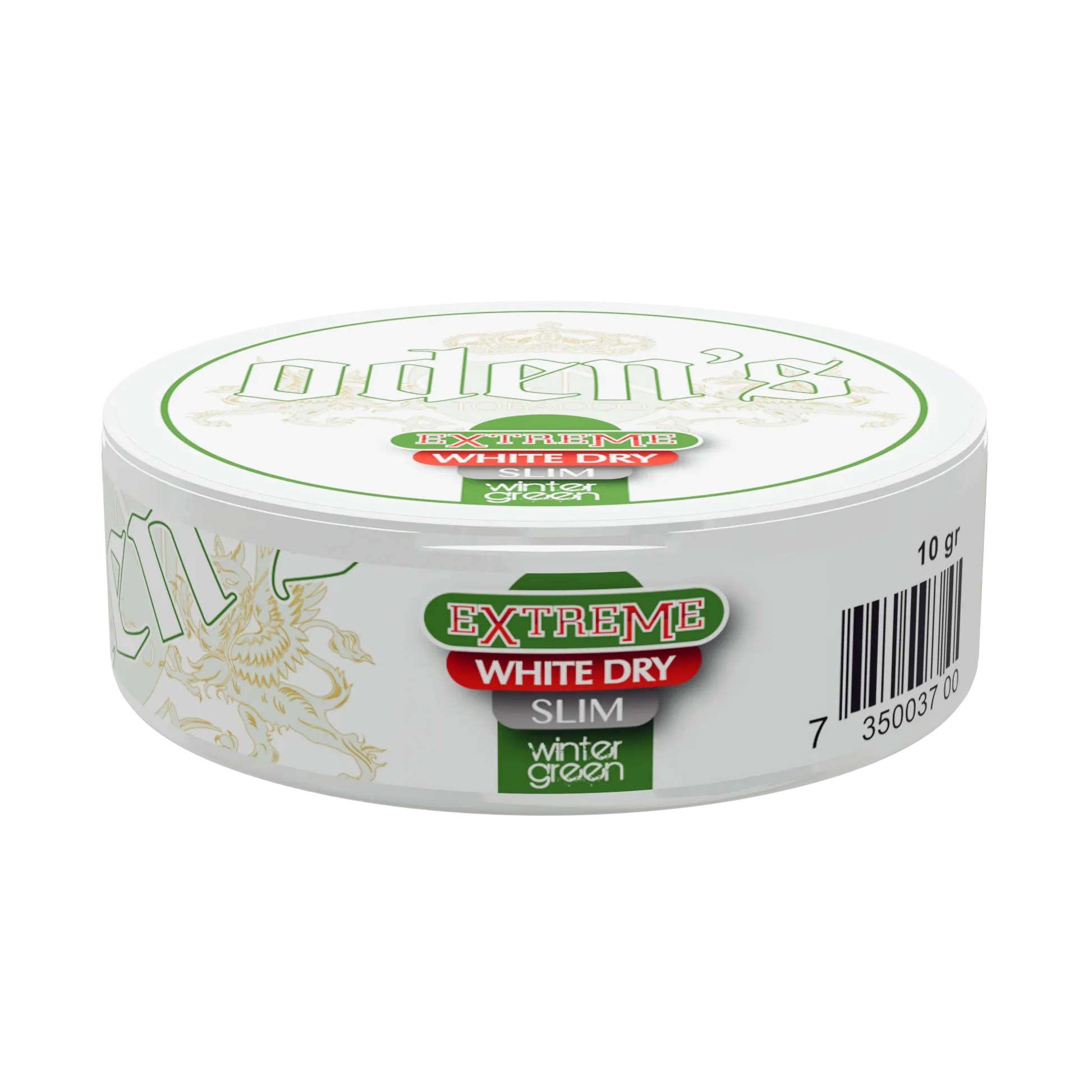 Oden's Wintergreen Extreme White Dry Slim Portion - Odenssnus