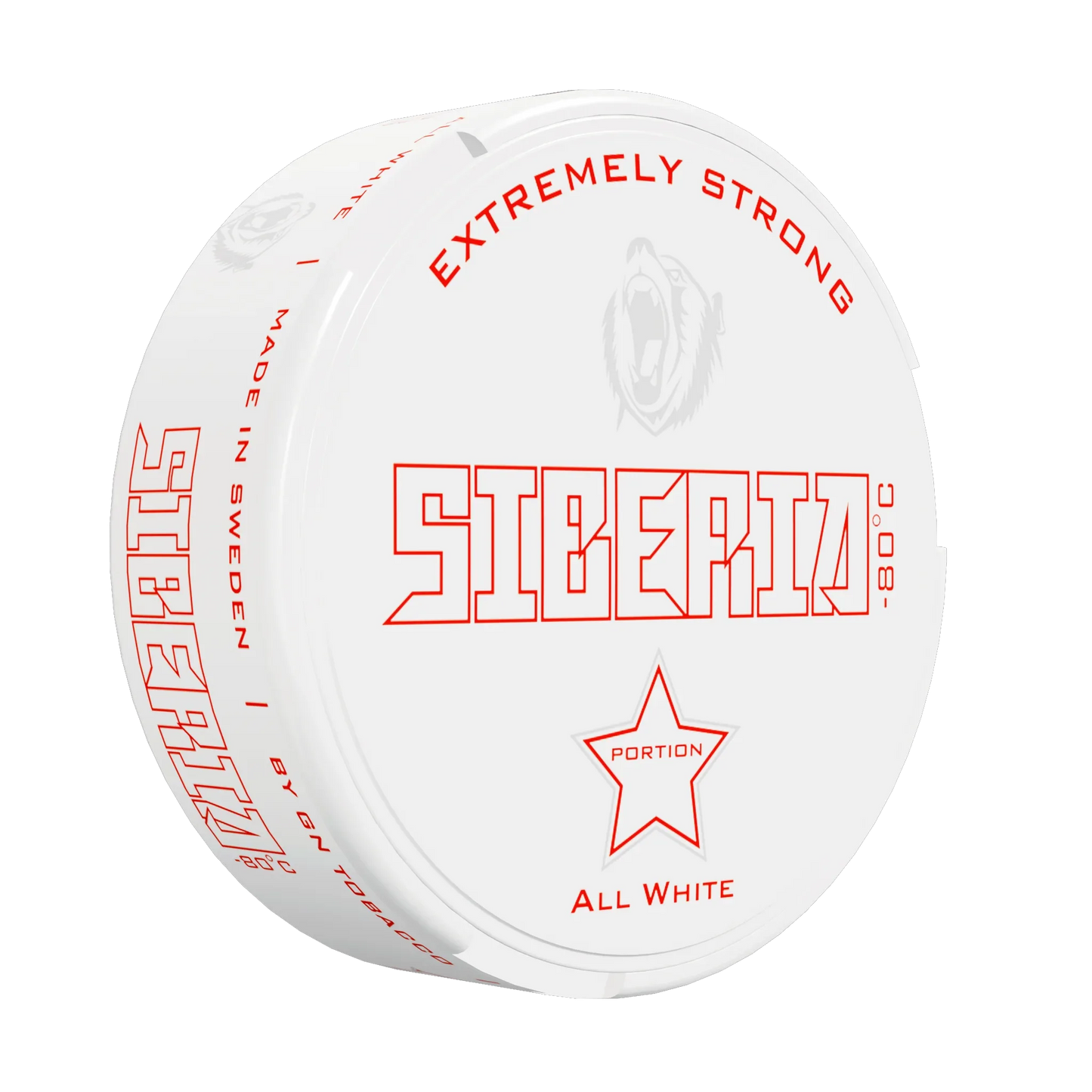 Siberia 80 Degrees All White Portion - Odenssnus