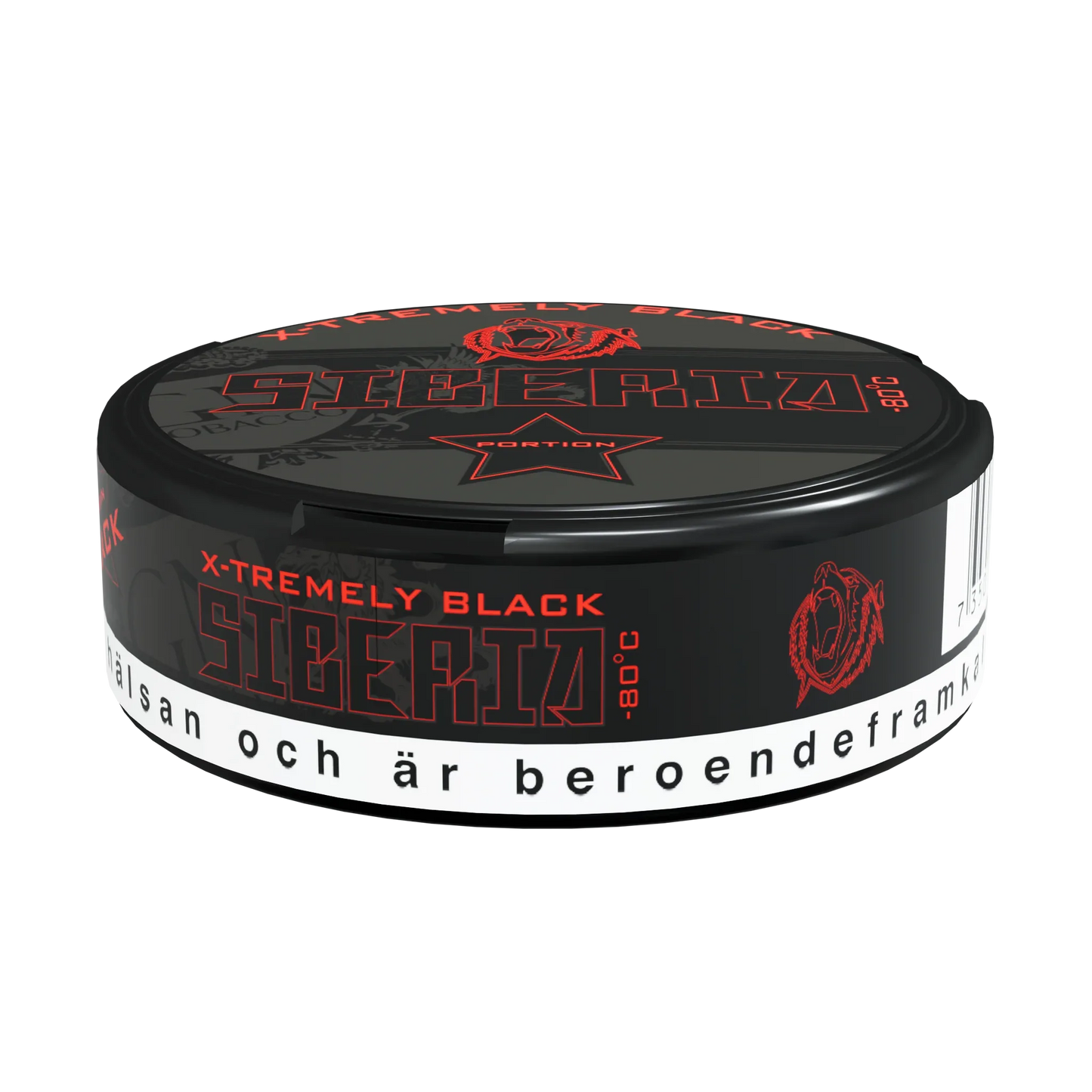 Siberia 80 Degrees Black Portion - Odenssnus
