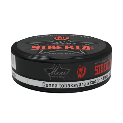 Siberia 80 Degrees BLACK White Dry MINI Portion - Odenssnus