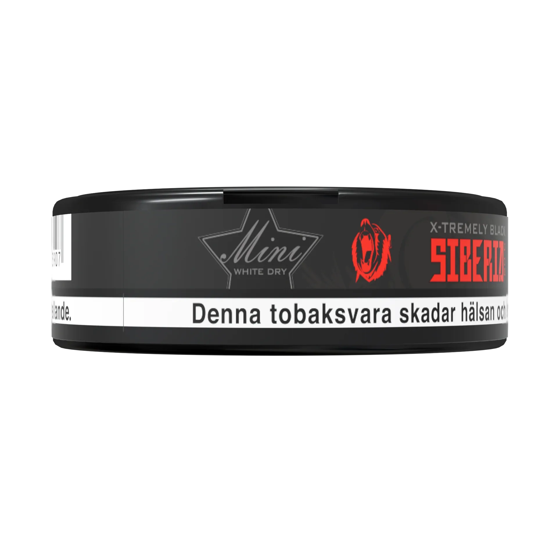Siberia 80 Degrees BLACK White Dry MINI Portion - Odenssnus